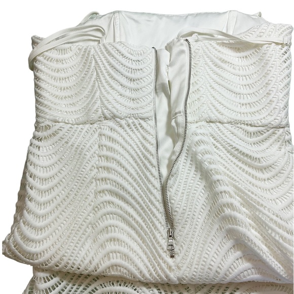 Bardot Spiral Lace Spaghetti Strap Mini Dress - Picture 9 of 14